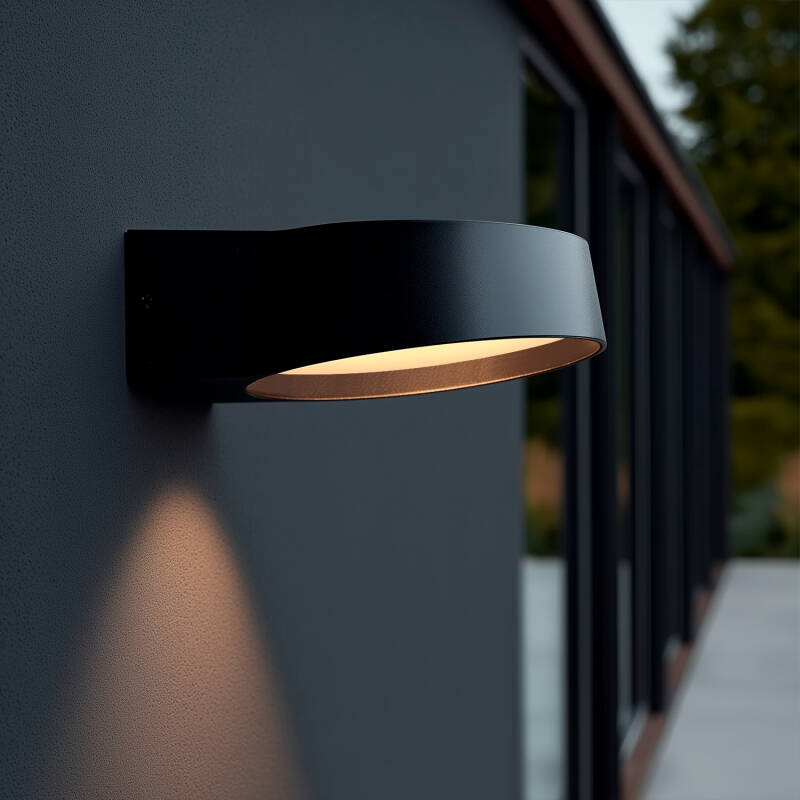 Aplique de Parede Exterior LED 12W Alumínio Chupny