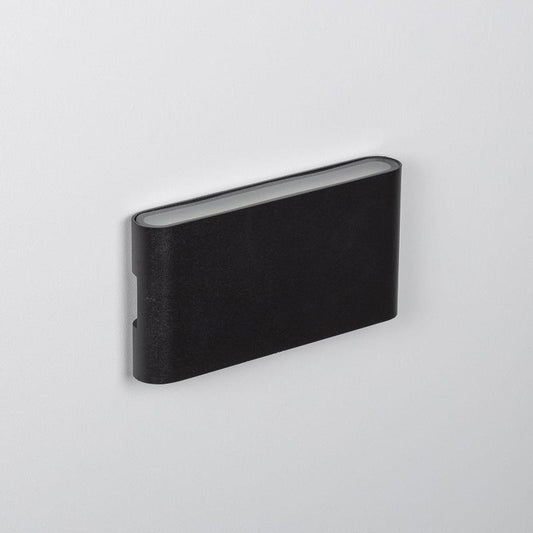 Aplique de Parede Exterior LED 12W Alumínio Iluminação Dupla Cara Vesta Preto