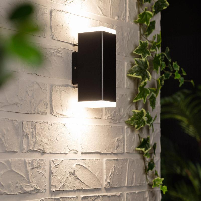 Aplique de Parede Exterior LED 12W Iluminação Dupla New Miseno
