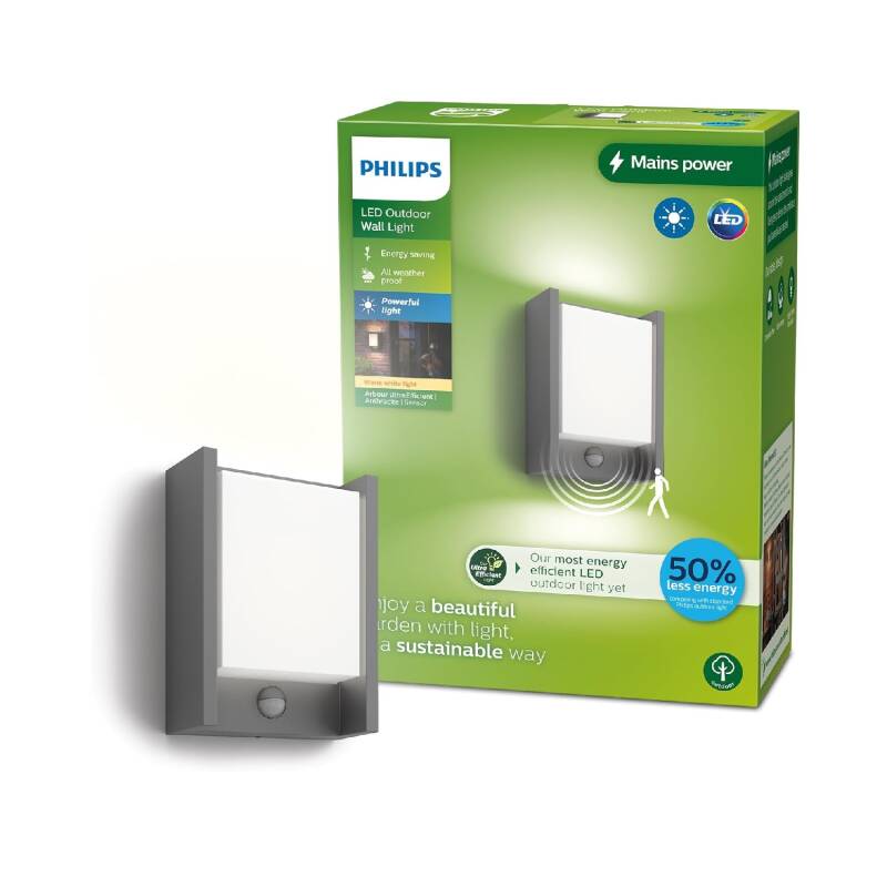 Aplique de Parede Exterior LED 3,8 W PHILIPS Arbour