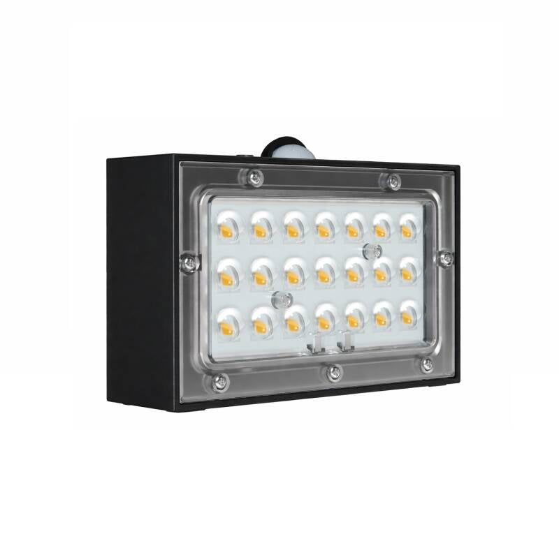 Aplique de Parede Exterior LED 3W Iluminação Dupla Cara com Sensor PIR Karl Solar