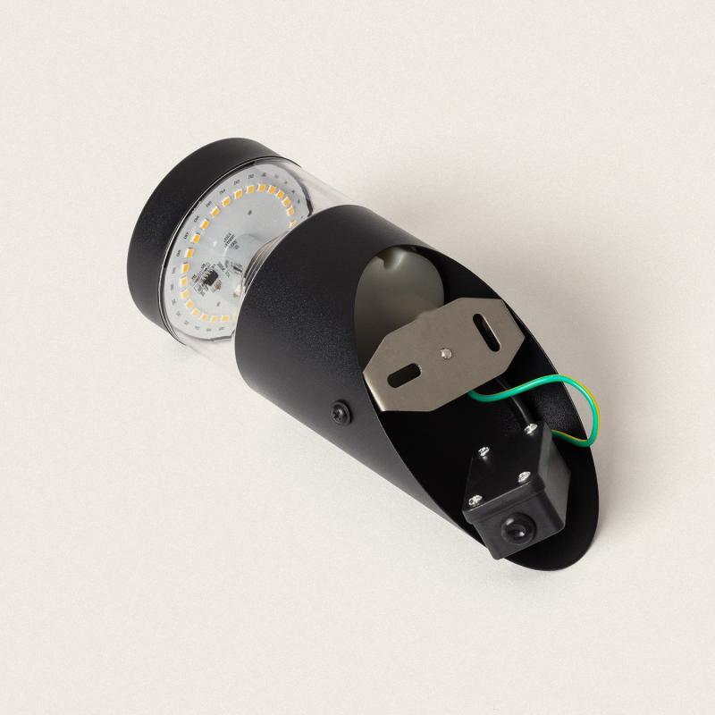 Aplique de Parede Exterior LED 5W Aço Inoxidável Inti Black