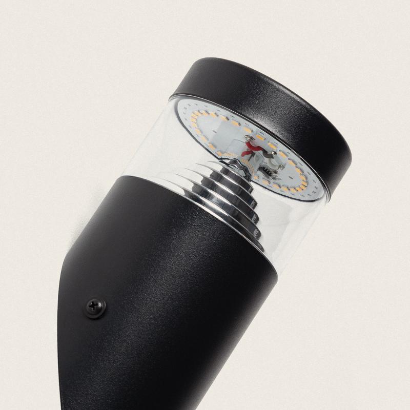 Aplique de Parede Exterior LED 5W Aço Inoxidável Inti Black