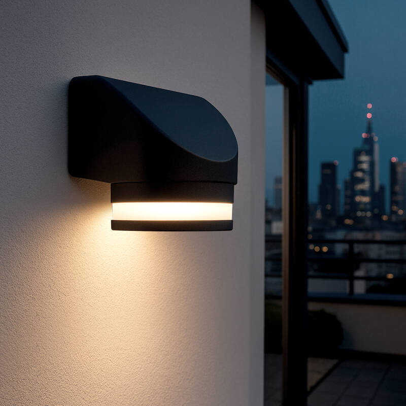 Aplique de Parede Exterior LED 5W Alumínio Superfície Neky