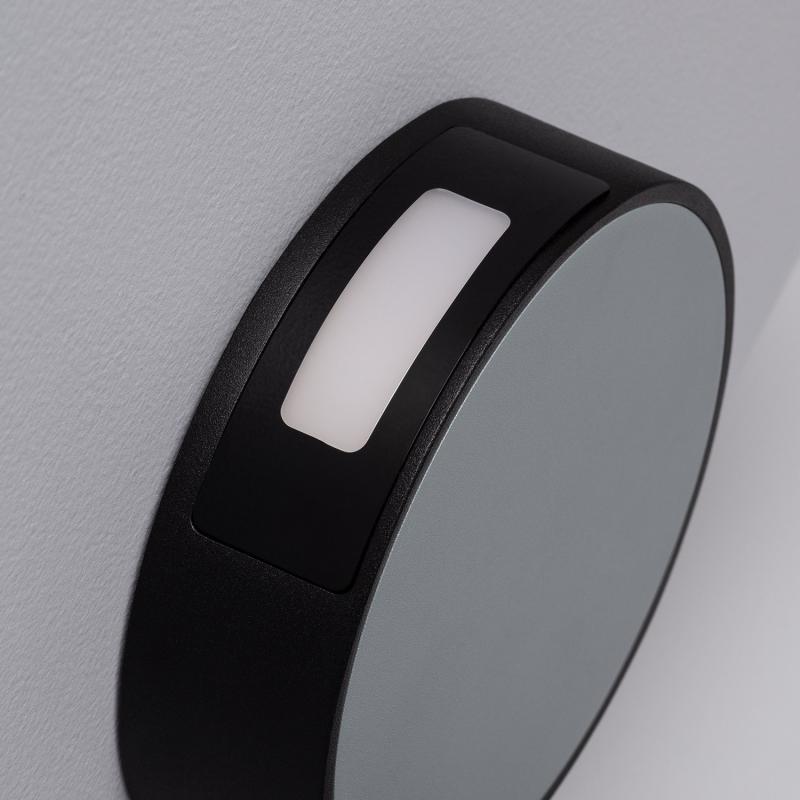 Aplique de Parede Exterior LED 6W Alumínio Crono Cinza