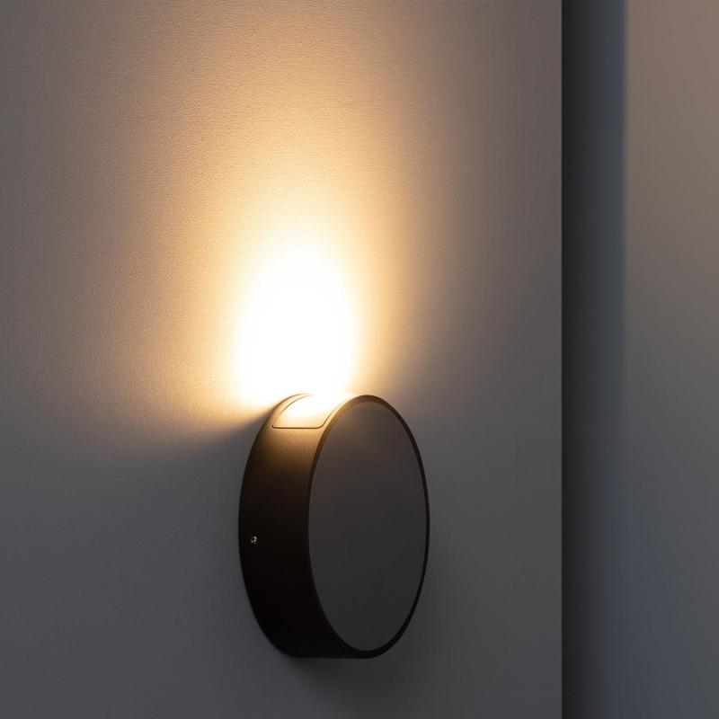 Aplique de Parede Exterior LED 6W Alumínio Crono Cinza