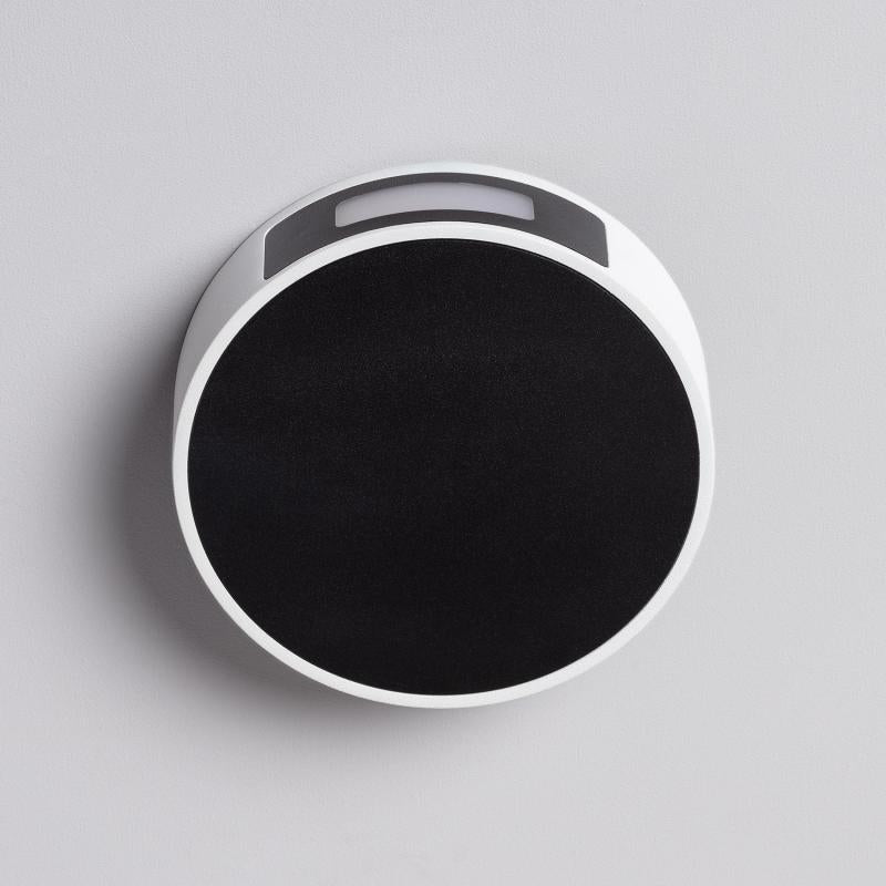 Aplique de Parede Exterior LED 6W Alumínio Crono Preto