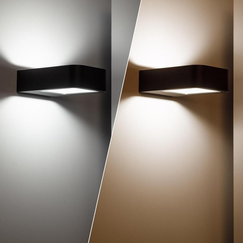Aplique de Parede Exterior LED 6W Alumínio Iluminação Dupla Asturica