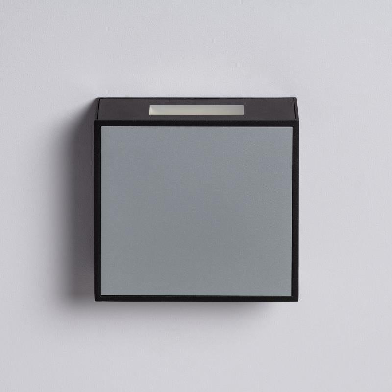 Aplique de Parede Exterior LED 6W Alumínio Roma Cinza
