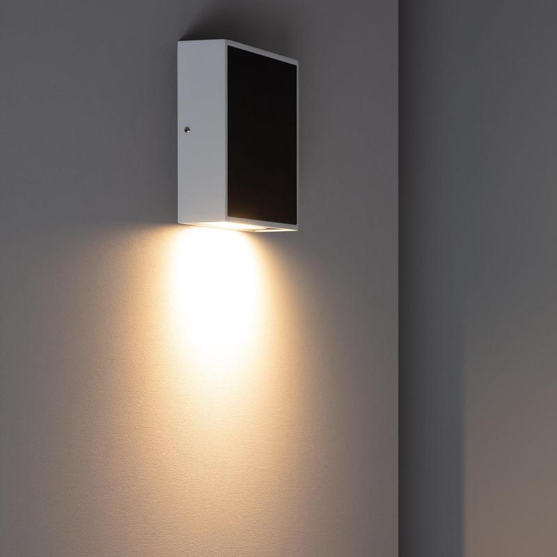 Aplique de Parede Exterior LED 6W Alumínio Roma Preto