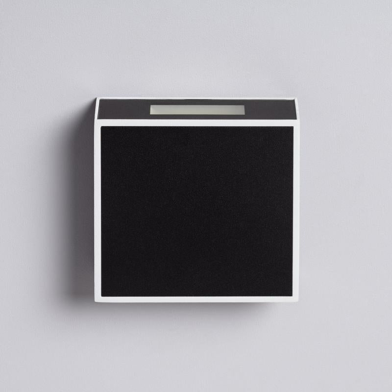 Aplique de Parede Exterior LED 6W Alumínio Roma Preto