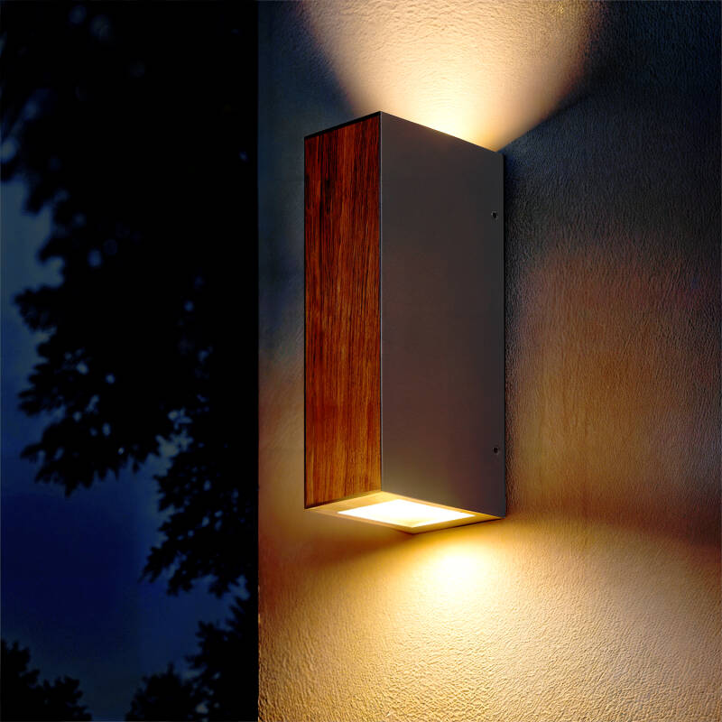 Aplique de Parede Exterior LED 6W Alumínio Wox