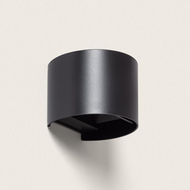 Aplique de Parede Exterior LED 6W PC Alumínio Iluminação Dupla Face Eros