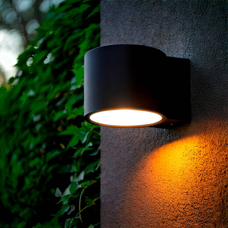Aplique de Parede Exterior LED 7W Alumínio Kudu
