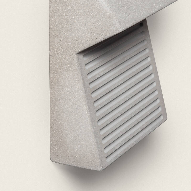 Aplique de Parede Exterior LED 8W Cimento Sealy