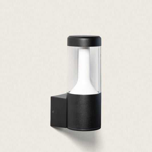 Aplique de Parede Exterior LED 10W em Alumínio Mikaro Preto