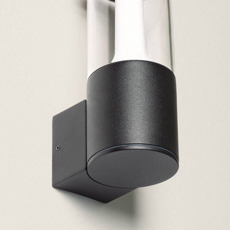 Aplique de Parede Exterior LED 10W em Alumínio Mikaro Preto