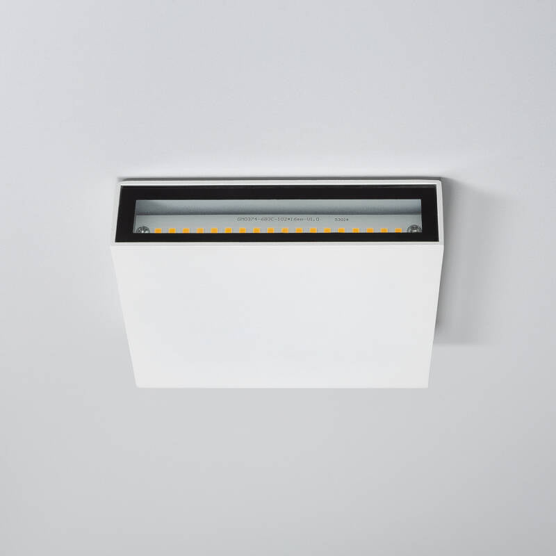 Aplique de Parede Exterior LED com Iluminação Dupla Face em Alumínio Luming II
