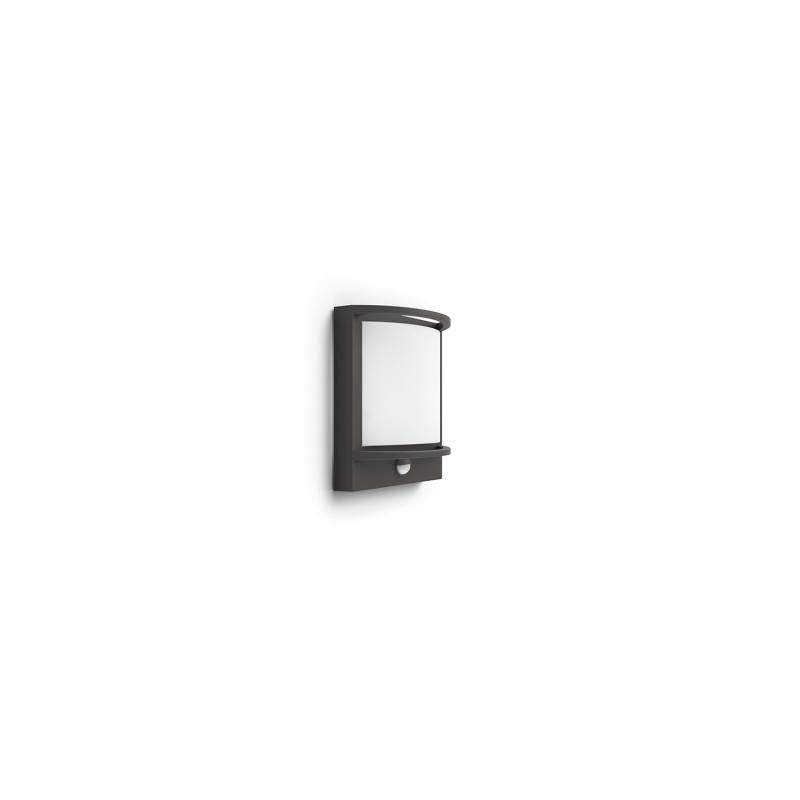 Aplique de Parede Exterior LED com Sensor Movimiento 12W PHILIPS Samondra