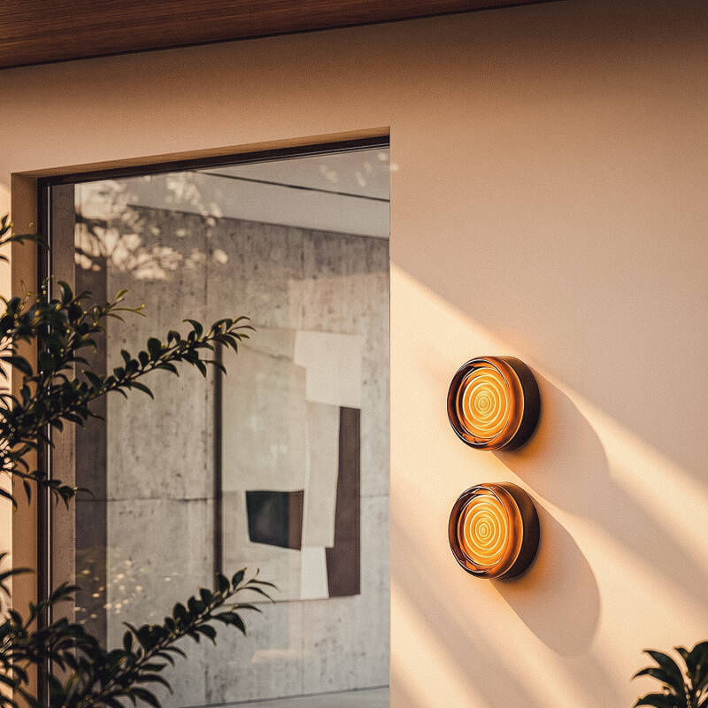 Aplique de parede exterior LED em alumínio Orvo Citra