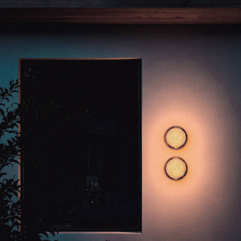 Aplique de parede exterior LED em alumínio Orvo Citra