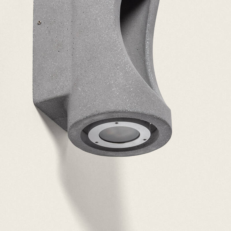 Aplique de Parede Exterior LED Regulável 12W Cimento Brinvo