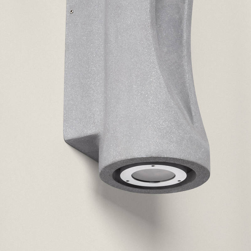 Aplique de Parede Exterior LED Regulável 12W Cimento Large Brinvo