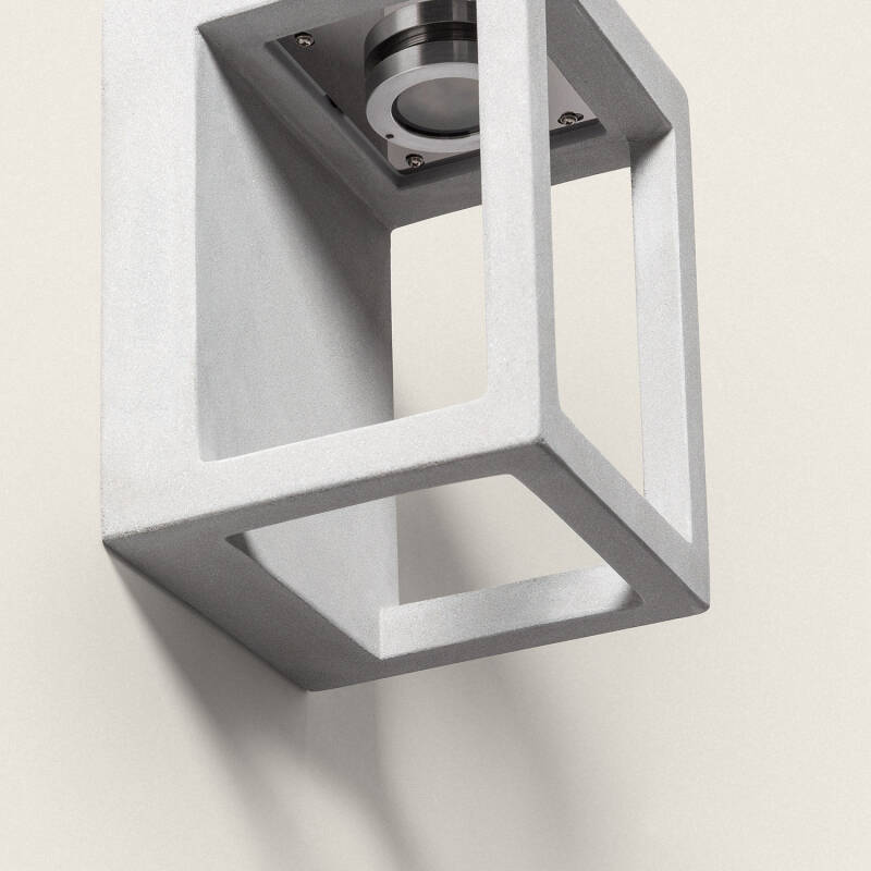 Aplique de Parede Exterior LED Regulável 6W Cimento Varex