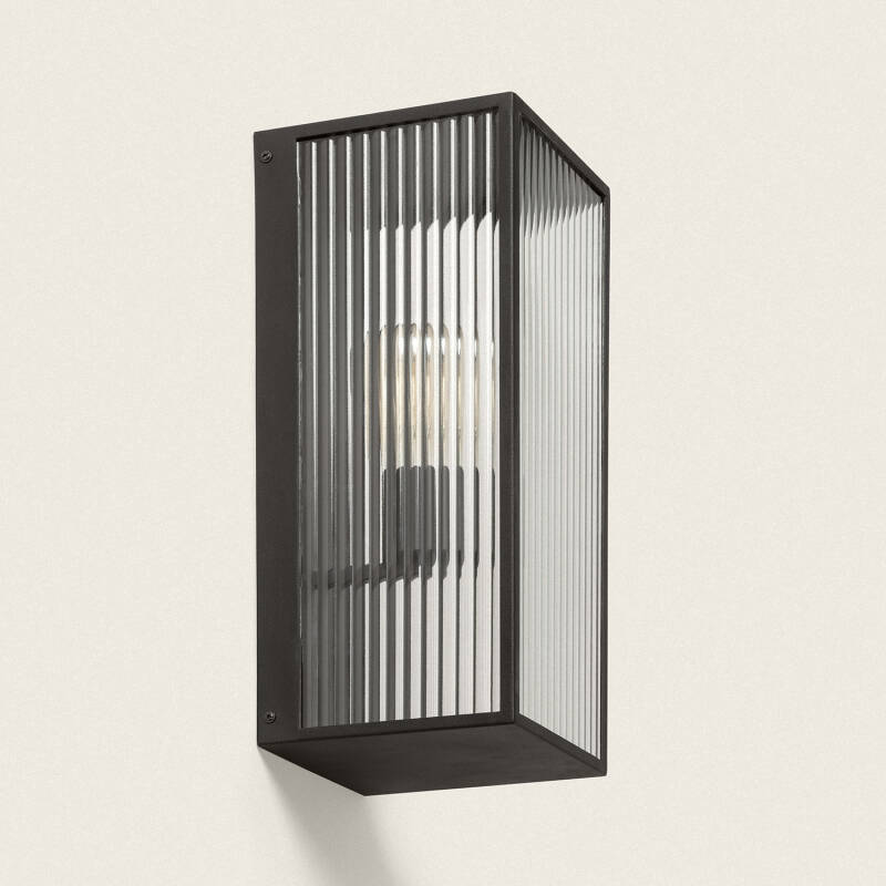 Aplique de Parede Exterior Metal e Vidro Big Taiga