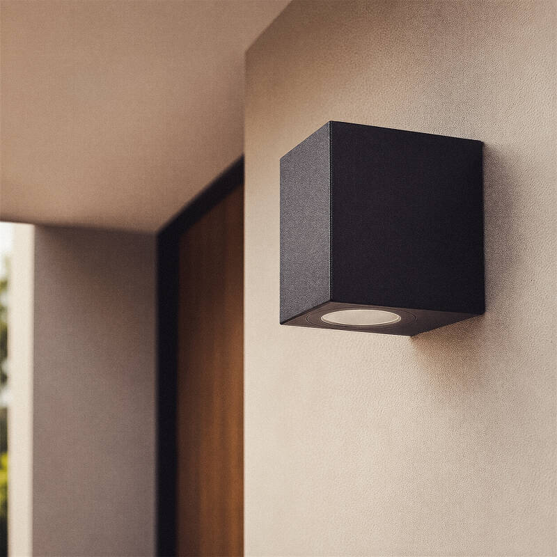 Aplique de Parede Exterior Miseno Preto