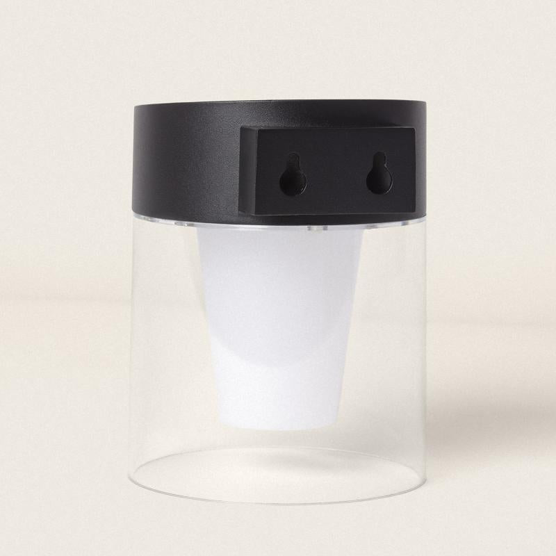 Aplique de Parede Exterior Solar LED 1,5W Alumínio com Sensor de Movimento Efren