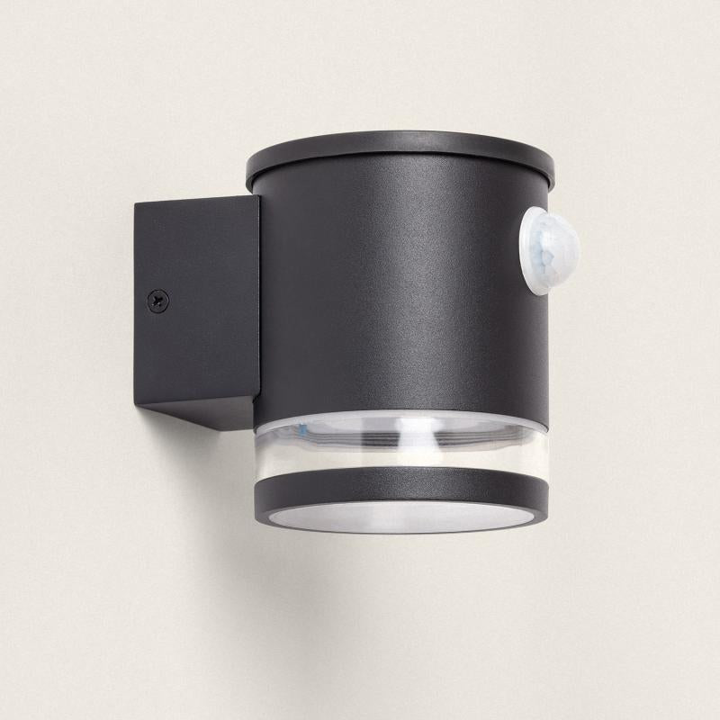 Aplique de Parede Exterior Solar LED Alumínio com Sensor de Movimento Mini Draco