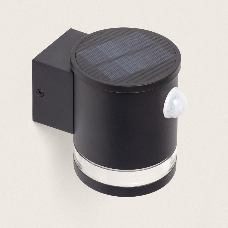 Aplique de Parede Exterior Solar LED Alumínio com Sensor de Movimento Mini Draco