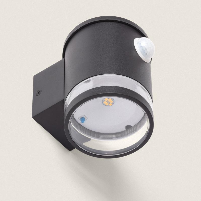 Aplique de Parede Exterior Solar LED Alumínio com Sensor de Movimento Mini Draco