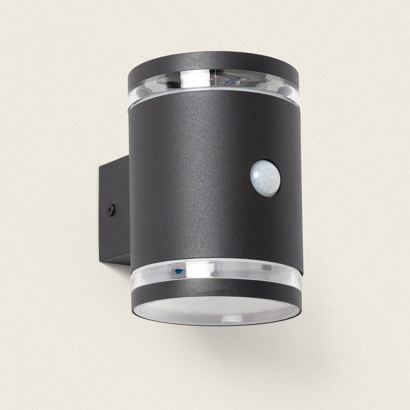 Aplique de Parede Exterior Solar LED Alumínio com Sensor de Movimento Draco