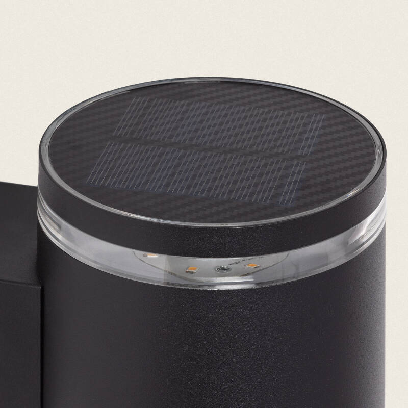 Aplique de Parede Exterior Solar LED Alumínio com Sensor de Movimento Draco
