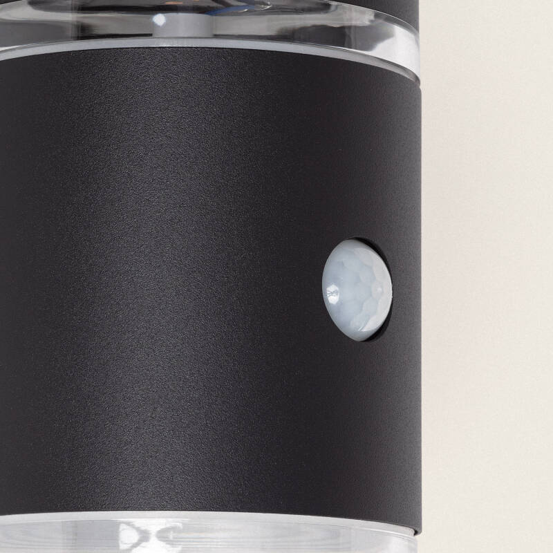 Aplique de Parede Exterior Solar LED Alumínio com Sensor de Movimento Draco