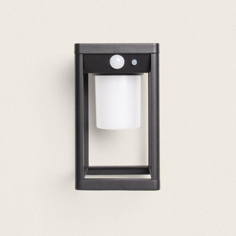 Aplique de Parede Exterior Solar LED 2.5W Alumínio com Sensor de Movimento Devah