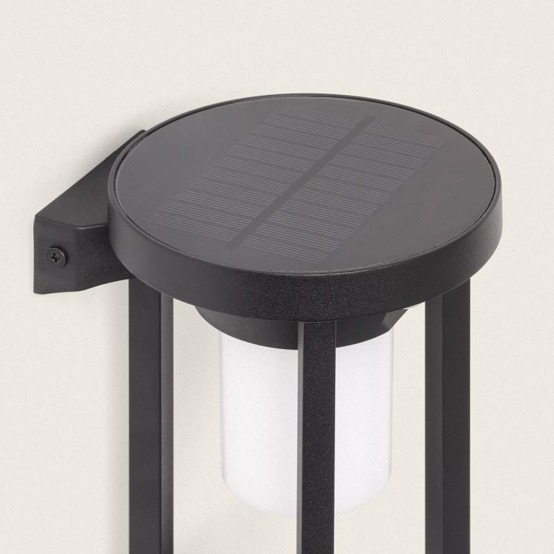 Aplique de Parede Exterior Solar LED 2W Alumínio com Sensor de Movimento Eneko