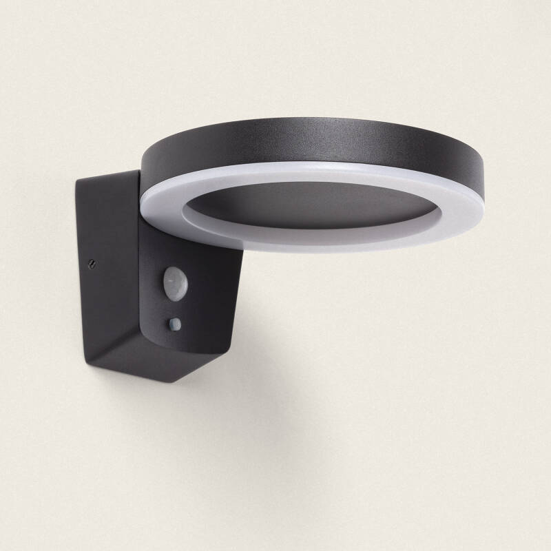 Aplique de Parede Exterior Solar LED 5W Alumínio com Sensor de Movimento Aris