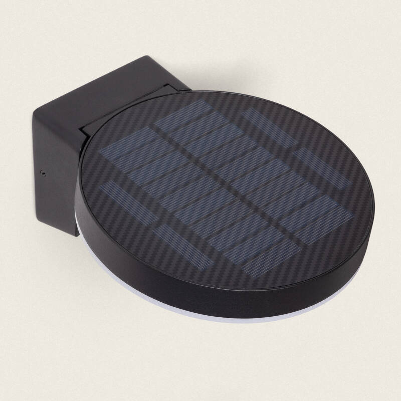 Aplique de Parede Exterior Solar LED 5W Alumínio com Sensor de Movimento Aris