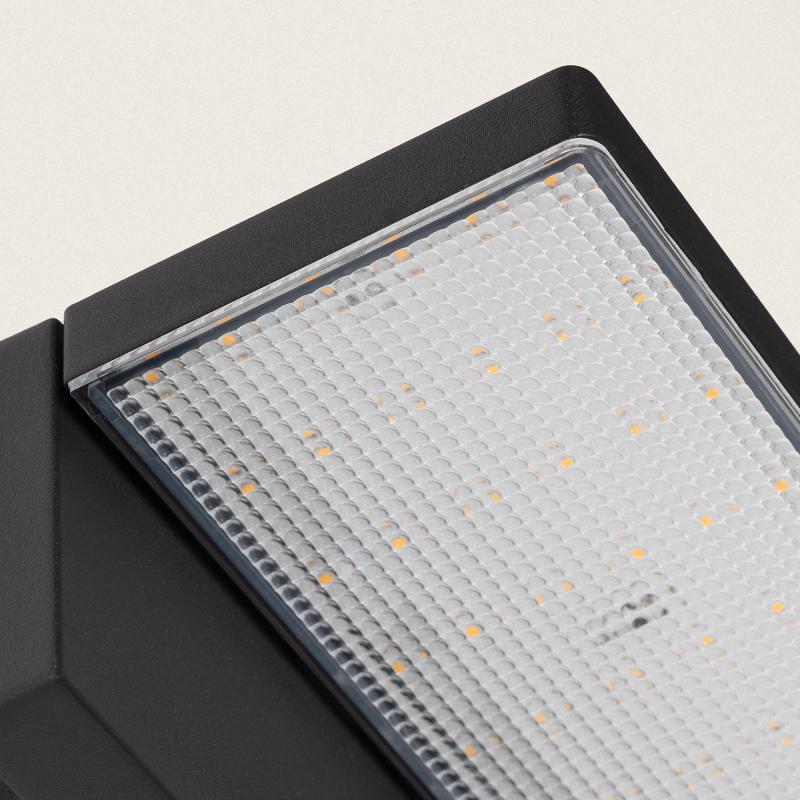 Aplique de Parede Exterior Solar LED 5W Alumínio com Sensor de Movimento Bran