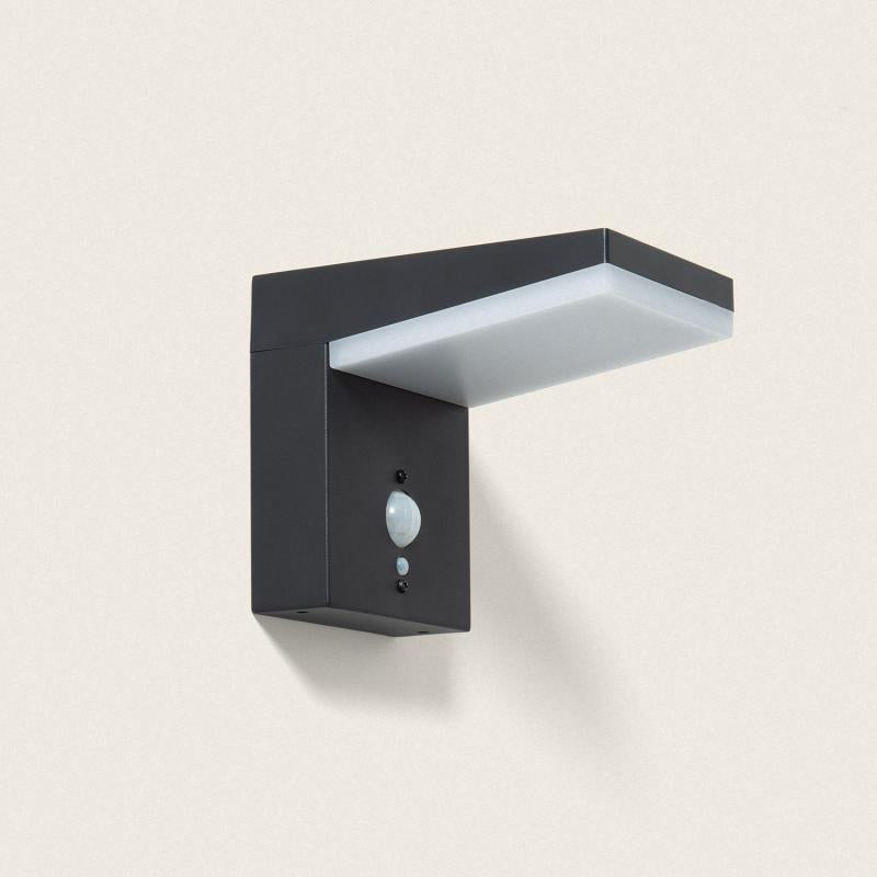 Aplique de Parede Exterior Solar LED 5W Aluminio com Sensor de Movimento Edwan