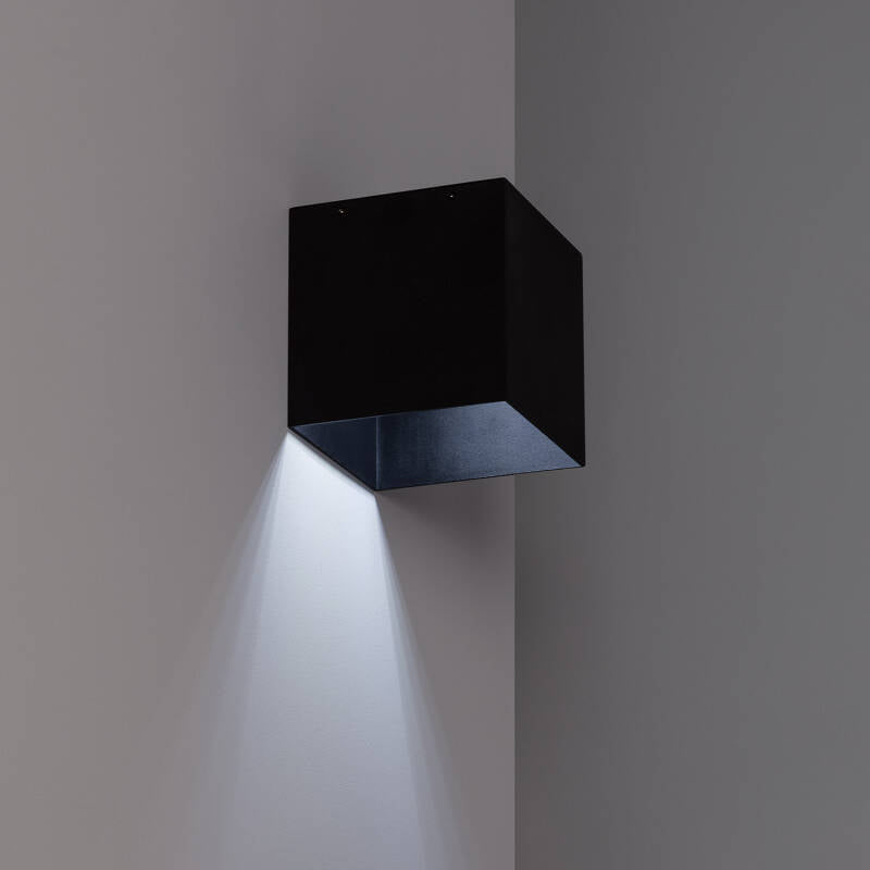 Aplique de Parede Exterior Solar LED 2W Alumínio com Detector de Movimento Radar Eros