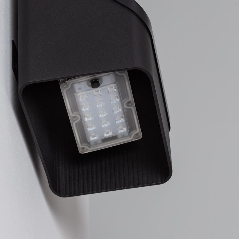 Aplique de Parede Exterior Solar LED de Alumínio com Detector de Movimento Radar Namib