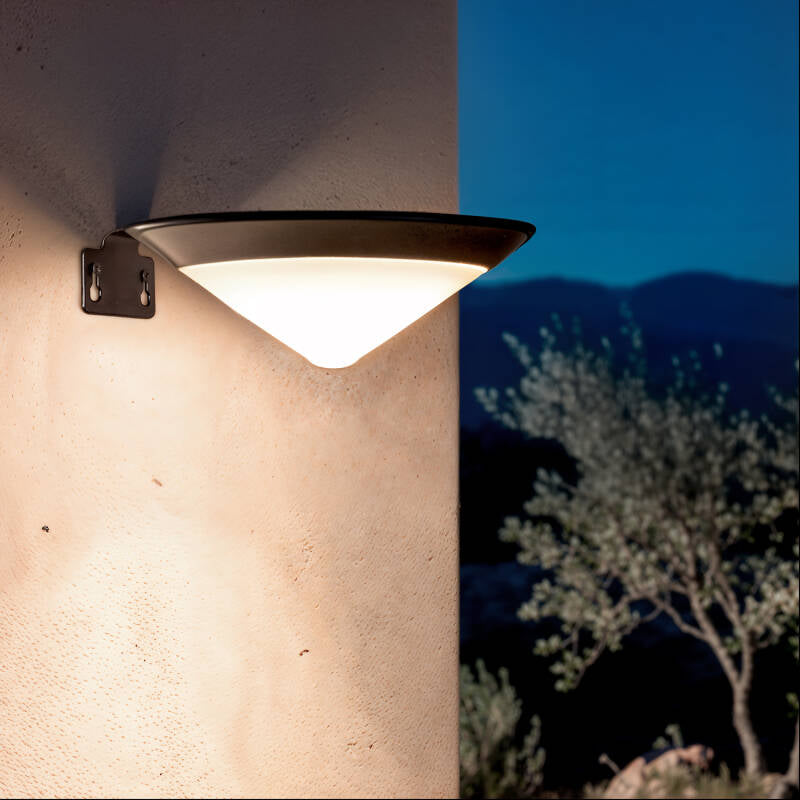 Aplique de Parede Exterior Solar LED de Alumínio com Detector Movimento Radar Tucson