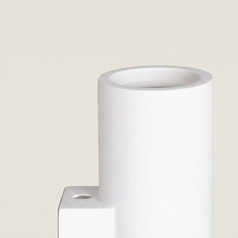 Aplique de Parede Gesso Iluminação Dupla Alejandrita