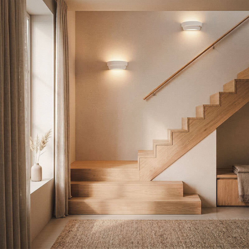 Aplique de Parede Gesso Riben