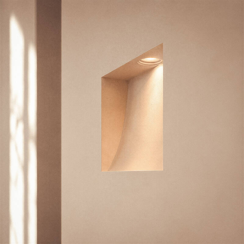 Aplique de Parede Integração Gesso/Pladur LED 2W Corte 173x145 mm