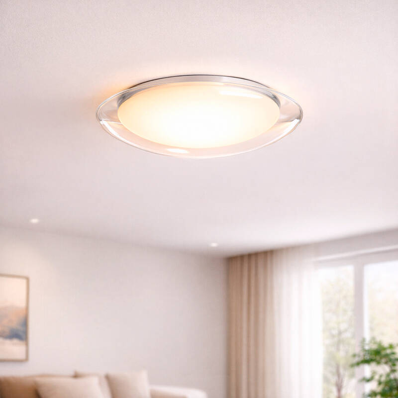 Aplique de Parede LED 18W Metal e Metacrilato CCT Seleccionável Camden M